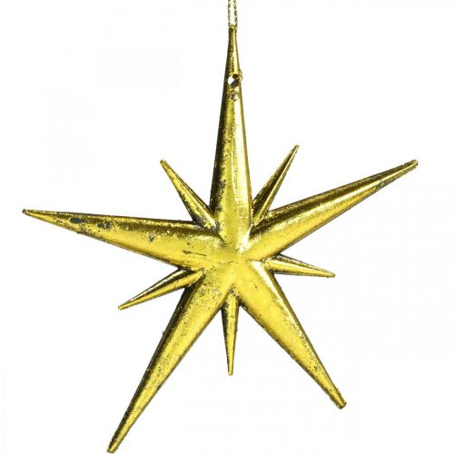 tételeket Karácsonyi dekoráció csillag medál arany W11,5cm 16db