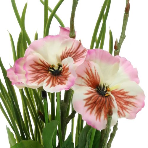 Floristik24 Árvácska mohagolyóval rózsaszín 31cm