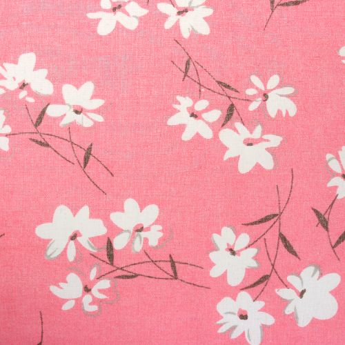 tételeket Dekoratív textil virágok rózsaszín 30cm x 3m
