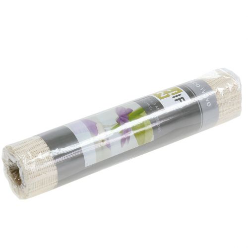 Floristik24 Szövet szalagos asztali futókrém 26cm x 300cm