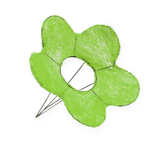 Floristik24 Szizál mandzsetta 20cm világoszöld 8 db