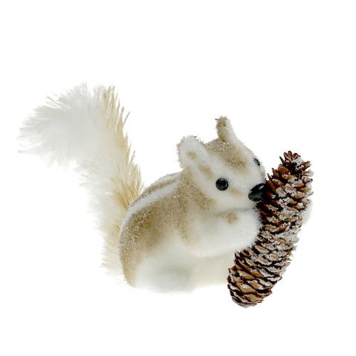 Floristik24 Mókusbarna kúpokkal 21x14cm