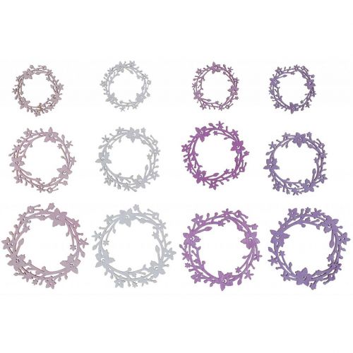 Floristik24 Szórványdísz fa virágkoszorú szórvány részek tavaszi színes Ø3-5cm 24 db