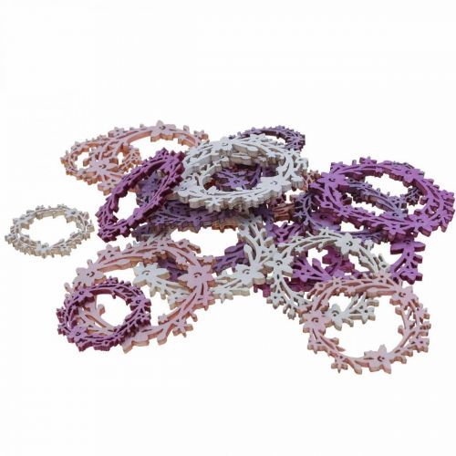 Floristik24 Szórványdísz fa virágkoszorú szórvány részek tavaszi színes Ø3-5cm 24 db