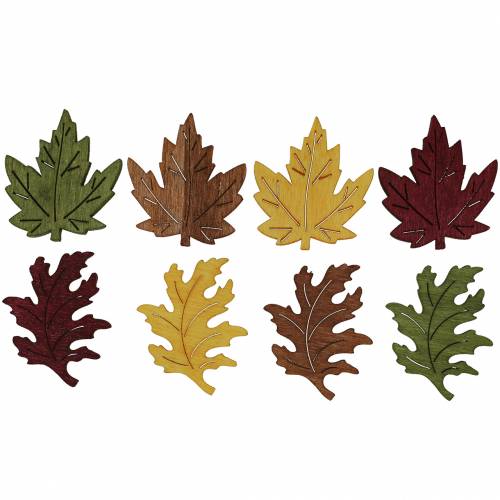 Floristik24 Szórványos dekorációs leveles juhar tölgy 4cm 72 db