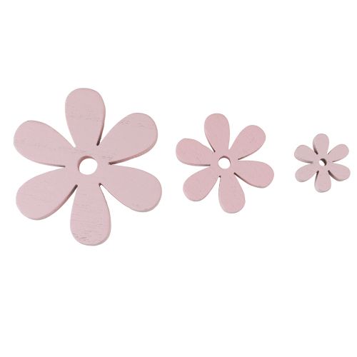 Floristik24 Szórványdísz fa virágok rózsaszín asztaldísz nyári Ø2–6cm 20db