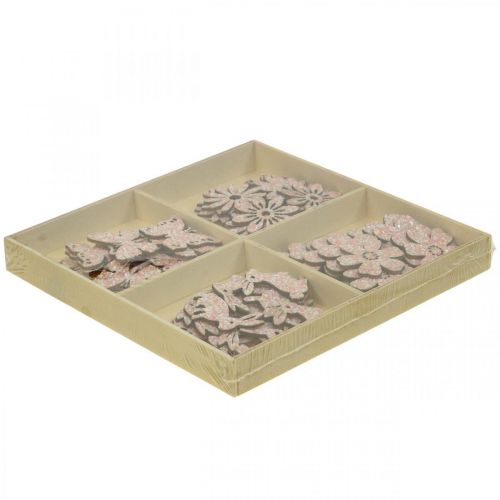 tételeket Szórványdísz fa, szórványdarabok tavaszi húsvéti rózsaszín 2-4cm 64p