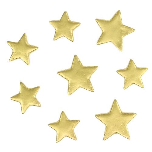 Scatter dekorációs csillagok mix 4-5cm arany matt 72db