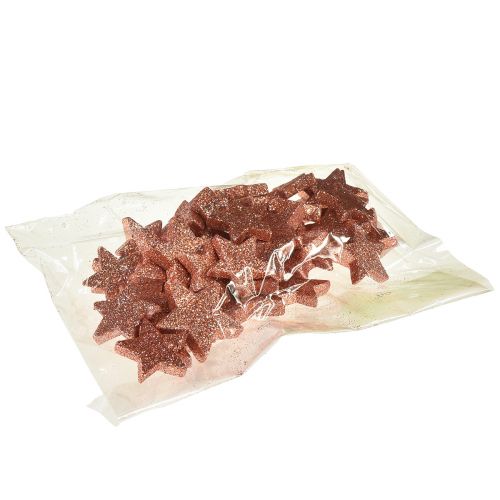 tételeket Szórt dekoráció Karácsonyi csillagok szórt csillagok rózsaszín Ø4/5cm 40 db