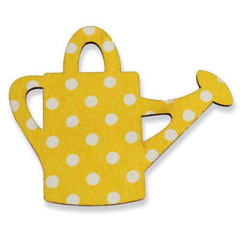 Floristik24 Fából készült öntözőkanna/vödör 8cm-es válogatott 12db