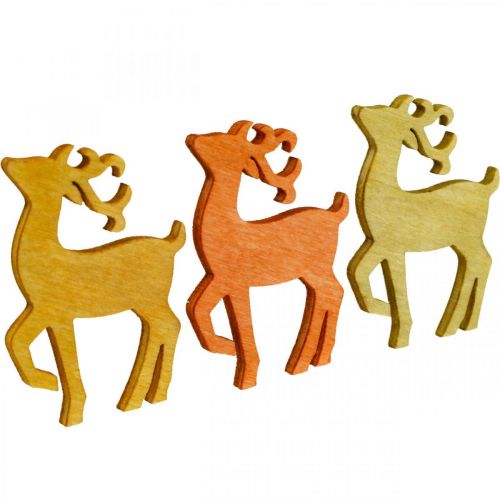 tételeket Szórványdísz Karácsonyi faszarvas natúr 4×3cm 72 db