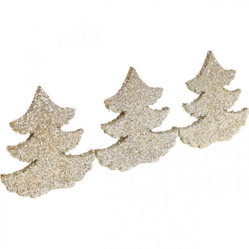 tételeket Szórványdísz karácsonyfa arany glitter 4cm 72 db