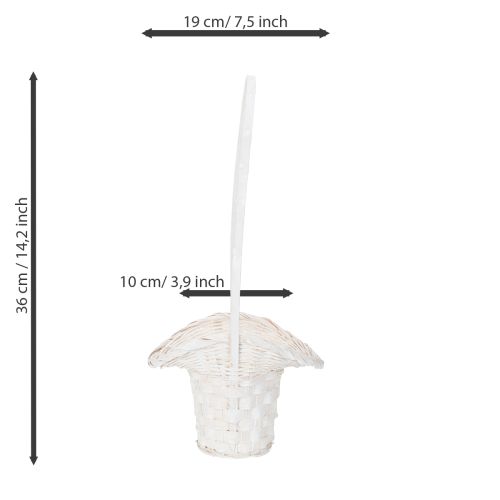 tételeket Virág- és sziromszóró kosár, 36 cm, 3 darabos
