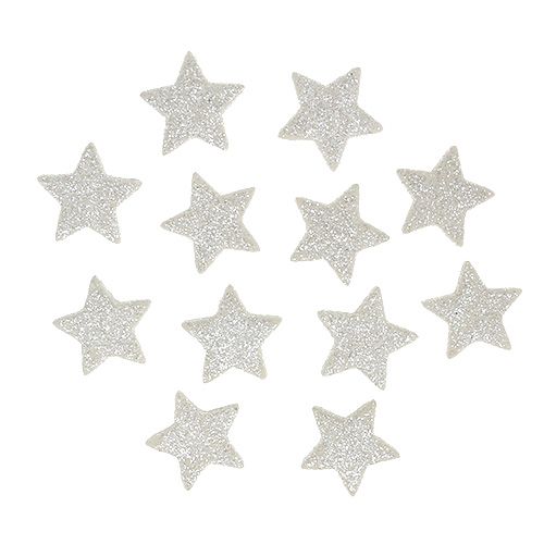 Floristik24 Scatter csillagok csillámos krémmel 2,5cm 96db