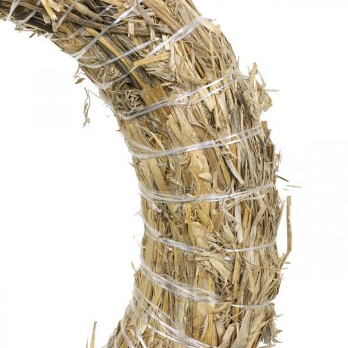 tételeket Szalmakoszorú alap, 35 cm, 2 db-os szett, ajtókoszorú, adventi koszorú
