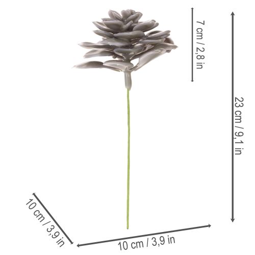 Mesterséges pozsgás viaszvirág dekoráció 10cm 6db | Floristik24.hu