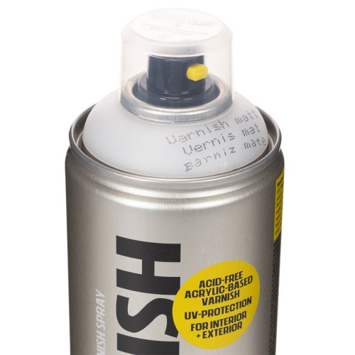 Átlátszó matt spray lakk, UV-álló, savmentes, Montana dobozok, 400ml | Floristik24.hu
