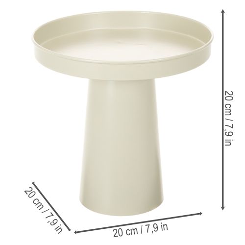 Tálcatartó, dísztányér gyertyákhoz és figurákhoz, 20cm | Floristik24.hu