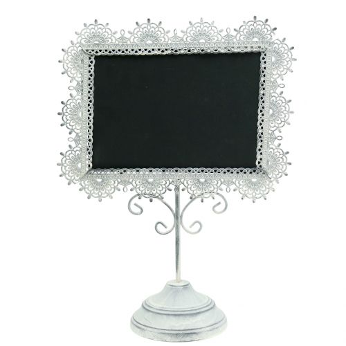 Floristik24 Vintage dísztábla állványon H36cm