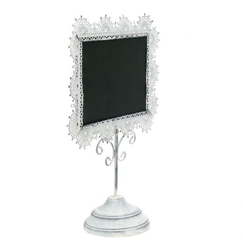 Floristik24 Vintage dísztábla állványon H36cm