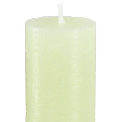 tételeket Asztali gyertyák lime zöld gyertyák egyszínű 34x240mm 4 db