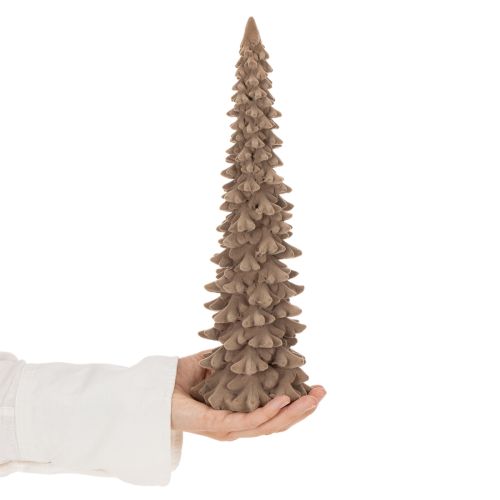Dekoratív, pelyhesített karácsonyfa téli dekorációhoz, 34 cm | Floristik24.hu