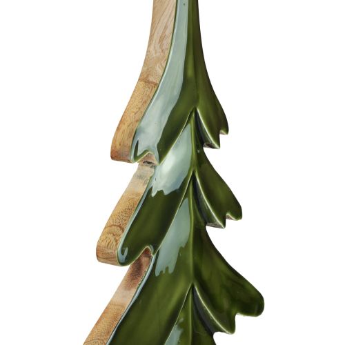 tételeket Karácsonyfa fadísz fényes zöld 22,5x5x50cm