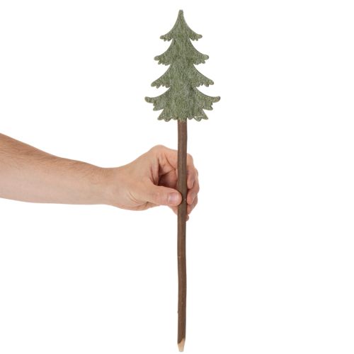 Dekoratív karácsonyfa pálcán, ültetőkbe és magas kompozíciókba, 45 cm, 6 darab | Floristik24.hu