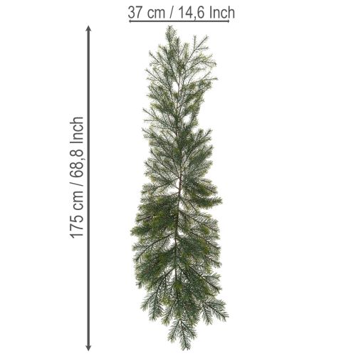 Műfenyőág kreatív virágkötészethez, 175 cm | Floristik24.hu