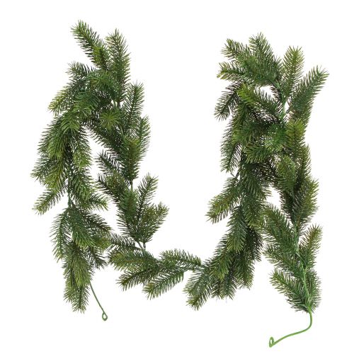 Floristik24 Fenyőfüzér zöld mesterséges karácsonyi füzér 165cm