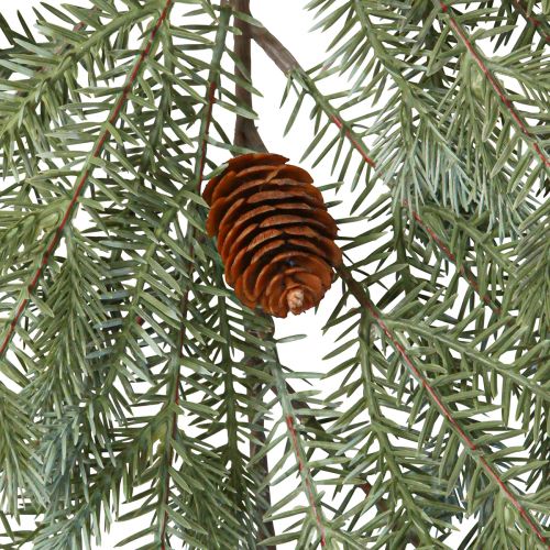 Floristik24 Fenyőfüzér Karácsonyi füzér zöld tobozokkal 180cm