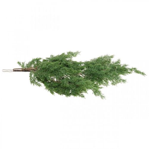 Floristik24 Mesterséges cipruság zöld, 5 db dekoratív ágról felakasztható 75cm