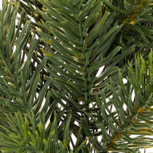 Műfenyő zöld koszorú ajtódísznek, 35cm | Floristik24.hu