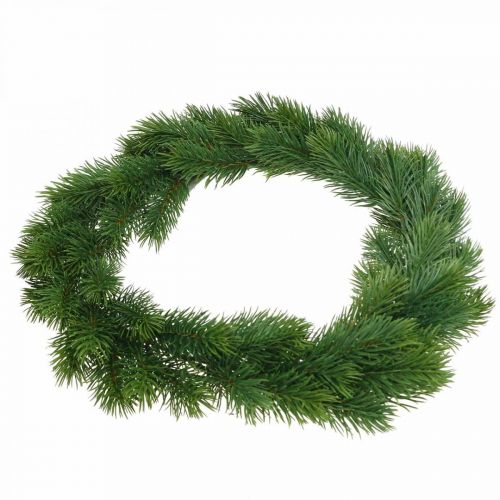 Floristik24 Műfenyő koszorú mesterséges téli koszorú zöld Ø35cm