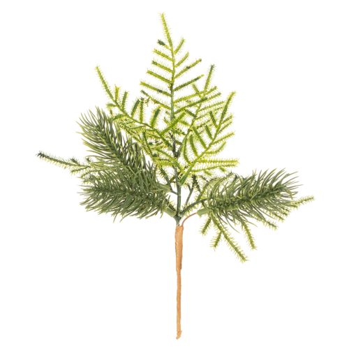 Műfenyőág ünnepi dekorációhoz, 22 cm, 2 darab | Floristik24.hu
