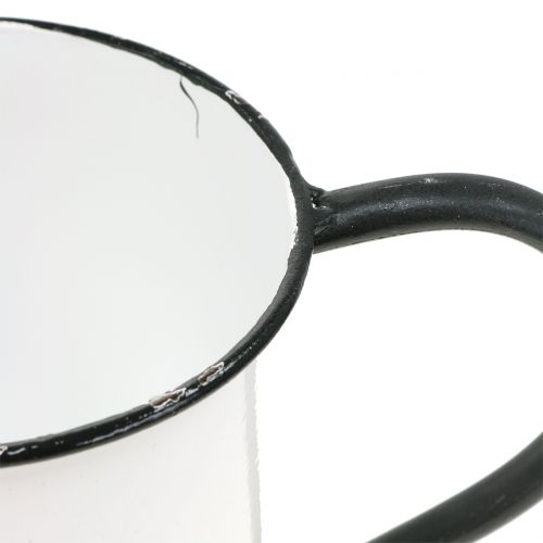 Floristik24 Ültetőpohár fém vintage H13,5cm Ø15cm