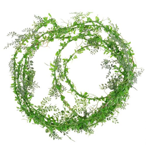 Mesterséges tealevél füzér 3m