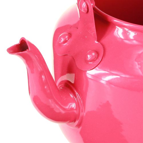 tételeket Teáskanna, nosztalgikus vidéki stílusban, dekoratív nappaliba vagy konyhába, 15 cm