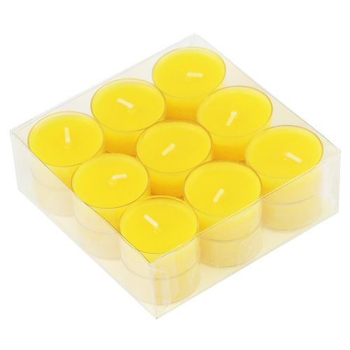 Floristik24 Tealámpák sárga 18 db