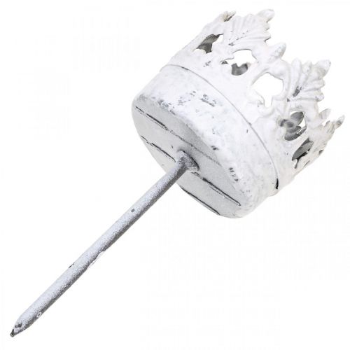 Floristik24 Fém mécsestartó felragasztáshoz, gyertyatartó korona Ø4,5cm 4db