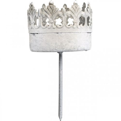 tételeket Fém mécsestartó, felragasztható koronához Ø5.5cm 4db