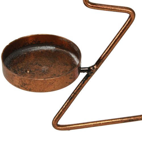 tételeket Gyertyatartó karácsonyfa asztaldísz bronz Ø27cm H38cm