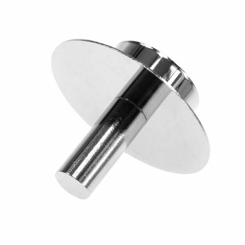 Floristik24 Gyertyatartó palackokhoz ezüst Ø7,5cm H6cm