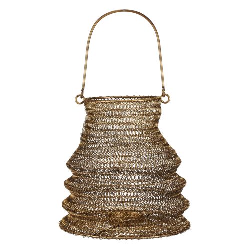 Floristik24 Gyertyatartó fém sárgaréz upcycling kerti lámpa Ø18cm