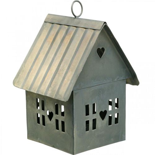 Floristik24 Lichthaus teamécses tartó fém akasztáshoz H12,5cm