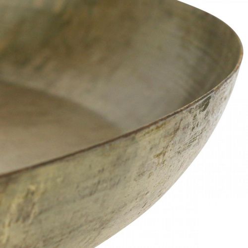 Floristik24 Deco lemez sárgaréz kinézet Fémlemez dekoráció Ø40cm