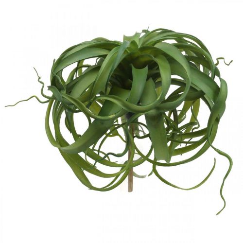 tételeket Tillandsia Mesterséges zöld növény ragasztható Nagy zöld Ø40cm