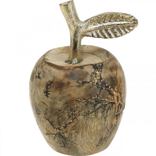 Floristik24 Asztali dekoráció fa alma Fa dekoráció deco alma H13,5cm Ø8cm 2db