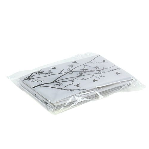 Floristik24 Asztali dekorációs műanyag zacskó motívummal 10x8x15cm 8db