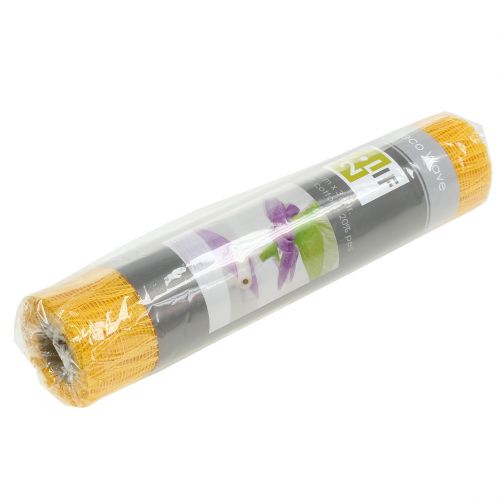 Floristik24 Asztali futó sárga 26cm x 300cm